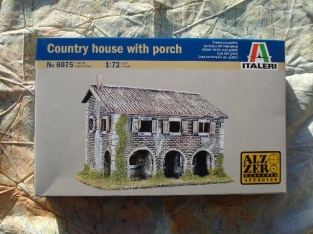 IT6075  COUNTRY HOUSE with porch diorama WO2